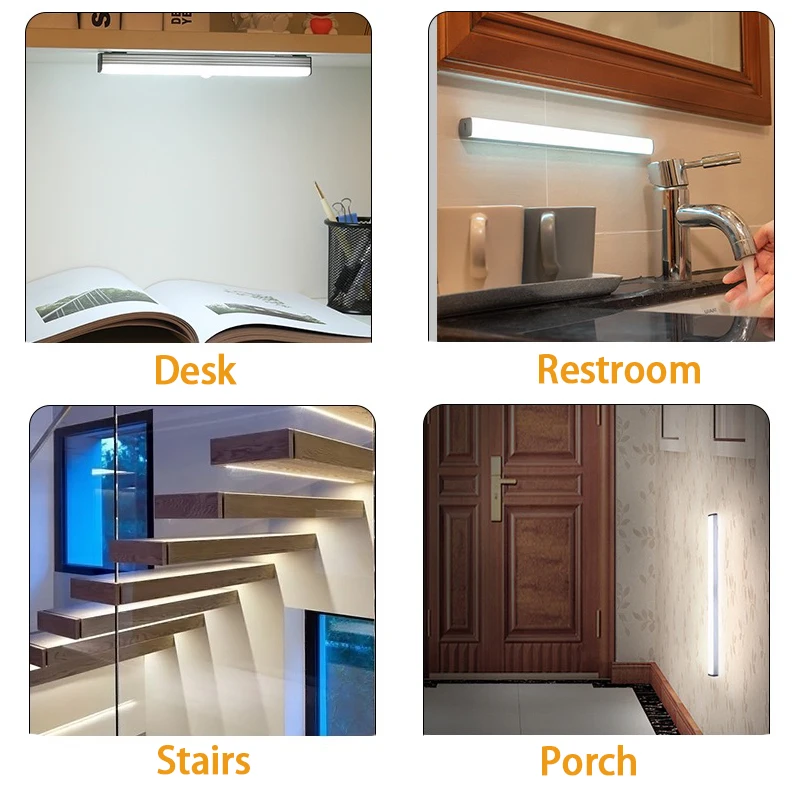 LED Motion Sensor Licht Drahtlose LED Nachtlicht Typ C – Bild 6