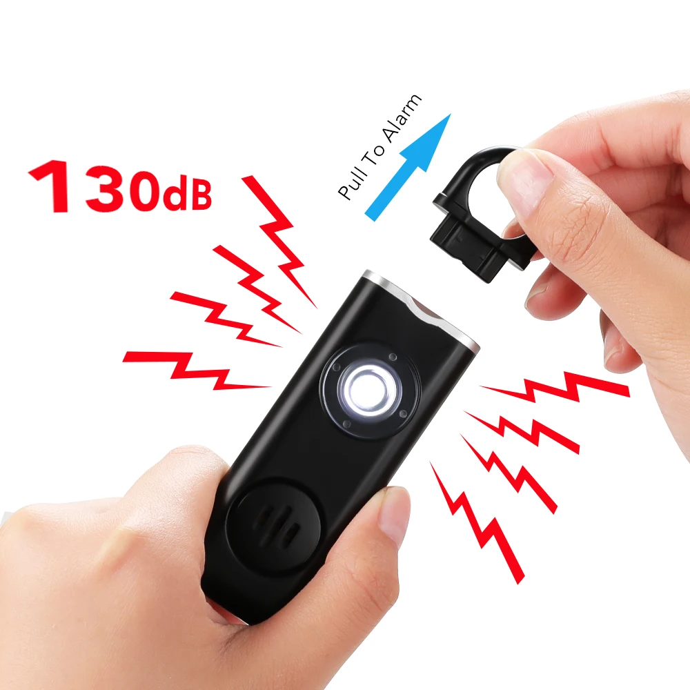 Awapow persönlicher Verteidigung salarm 130db mit LED-Licht – Bild 4