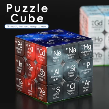 Der Periodensystem Cuberspeed ZIINA STAR 3x3 Speed Cube Puzzle Zauberwürfel 3x3x3 Puzzle