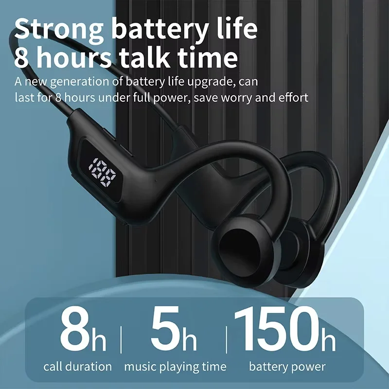 Drahtlose Kopfhörer Knochen Leitung Sport Schwimmen Bluetooth – Bild 2