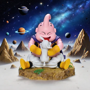 8 cm Dragon Ball Majin Buu Anime Figuren Q Version Figur Pvc Statue Gk Modell Spielzeug Sammeln Dekoration