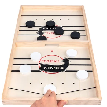 Tisch Hockey Tempo Sling Bord Puzzles Spiel Schnelle Gewinner Party Desktop Schlacht Schach
