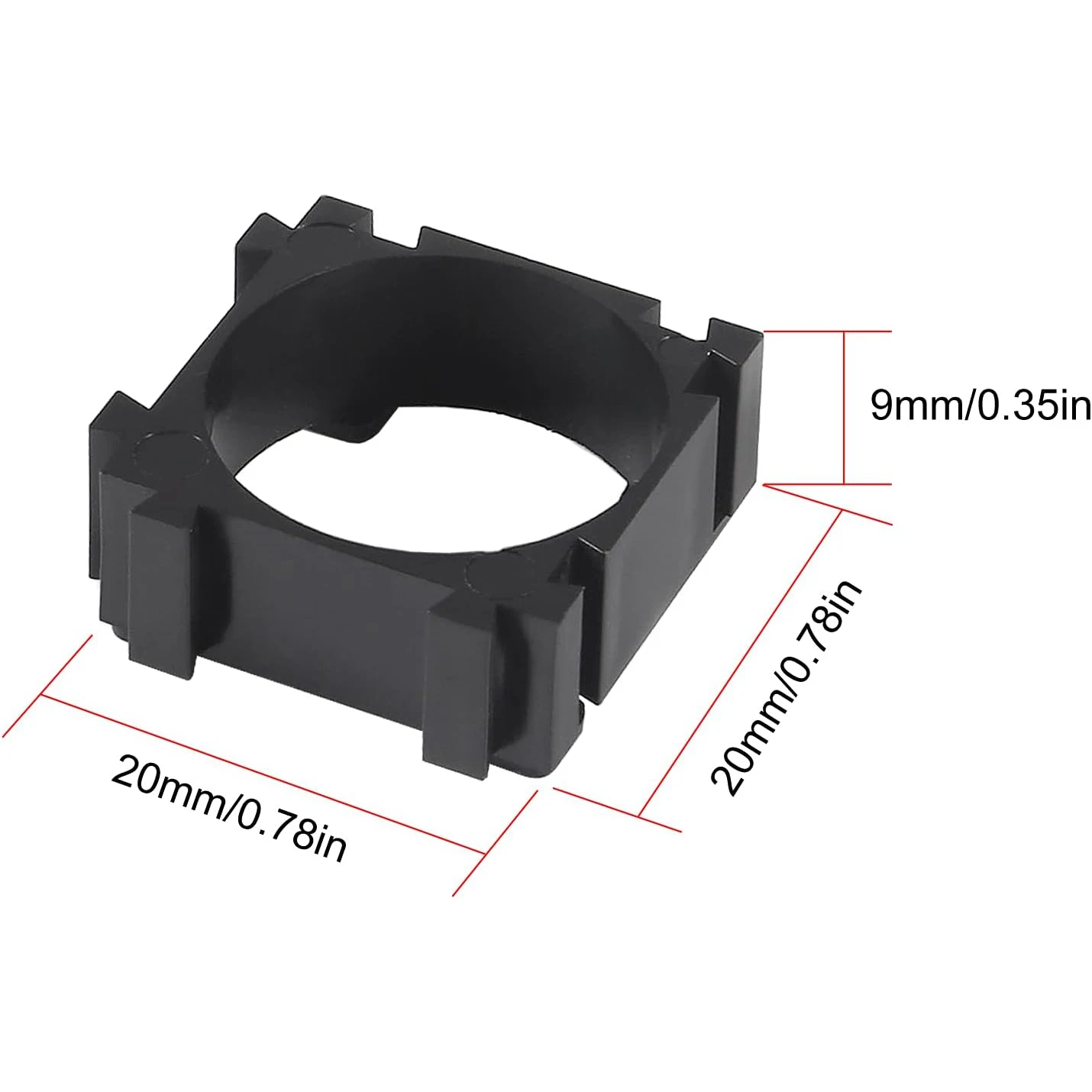 100 Stück 18650 Lithium-Batterie-Halter – Bild 2