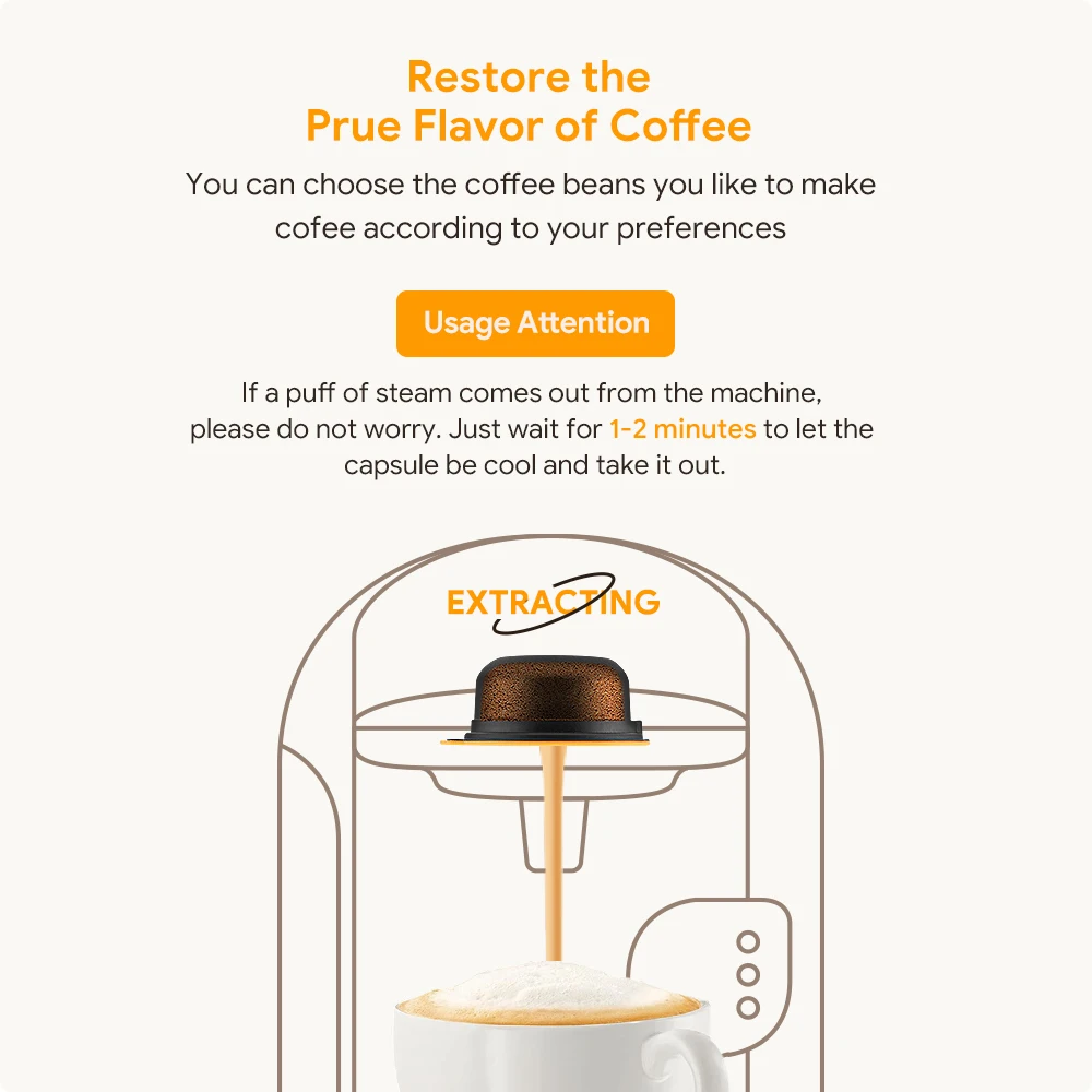 icafilas Nachfüllbare Kaffee 60/180/200/220 ml Kapsel für – Bild 5