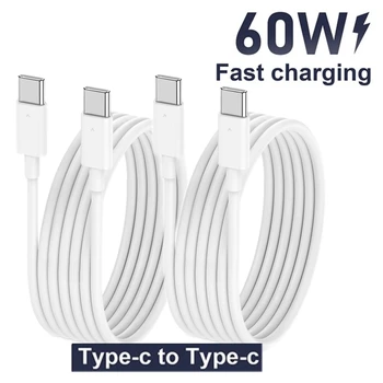 1,8 m langes USB-C-auf-Typ-C-Schnellladekabel für Xiaomi Huawei Samsung iPhone 17 16 15 Serie 60 W sichere
