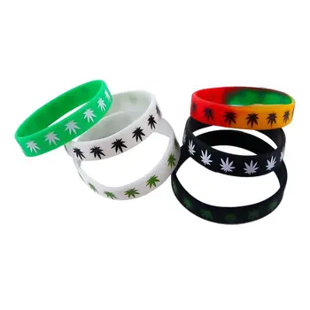 Frauen Mädchen Minimalismus Silikon Mode Schmuck Ahorn Blätter Kreative Maple Leaf Armband Armreif Armband