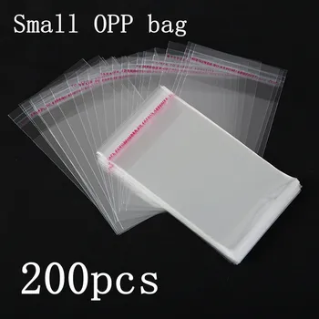 Transparent selbst-schließen kleine Opp kunststoff tasche mini schmuck geschenk verpackung (200 Stück)
