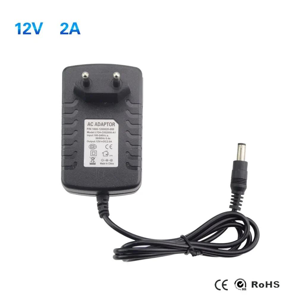 12 Volt Netzteil Transformator AC 110 V 220 V zu DC 12 V EU – Bild 4