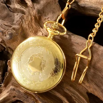 Quarz-Taschenuhr für Damen und Herren, antiker Steampunk, Vintage-Taschenuhr
