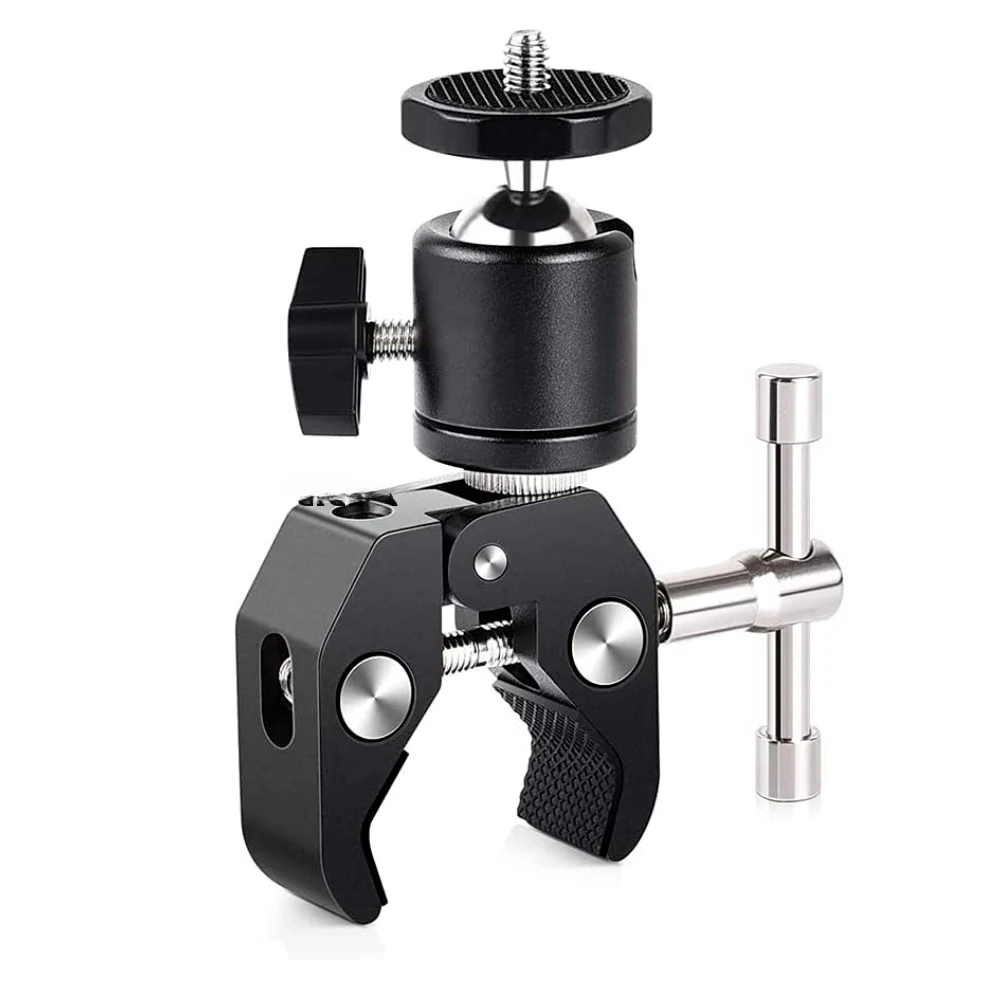 ERIKOLE Super Clamp mit 360° ° Mini Kugelkopf