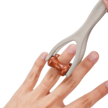Fingermassagegerät, zweireihiges Rollendesign, einfache Bedienung, lindert Fingerermüdung, fördert die