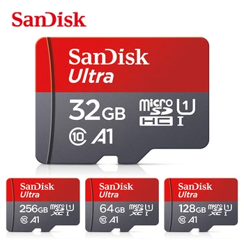 Sandisk Ultra Micro TF SD-Karte 128 GB 32 GB 64 GB 256 GB Mini-SD-Karte SD/TF-Flash-Karte Speicherkarte 32 64