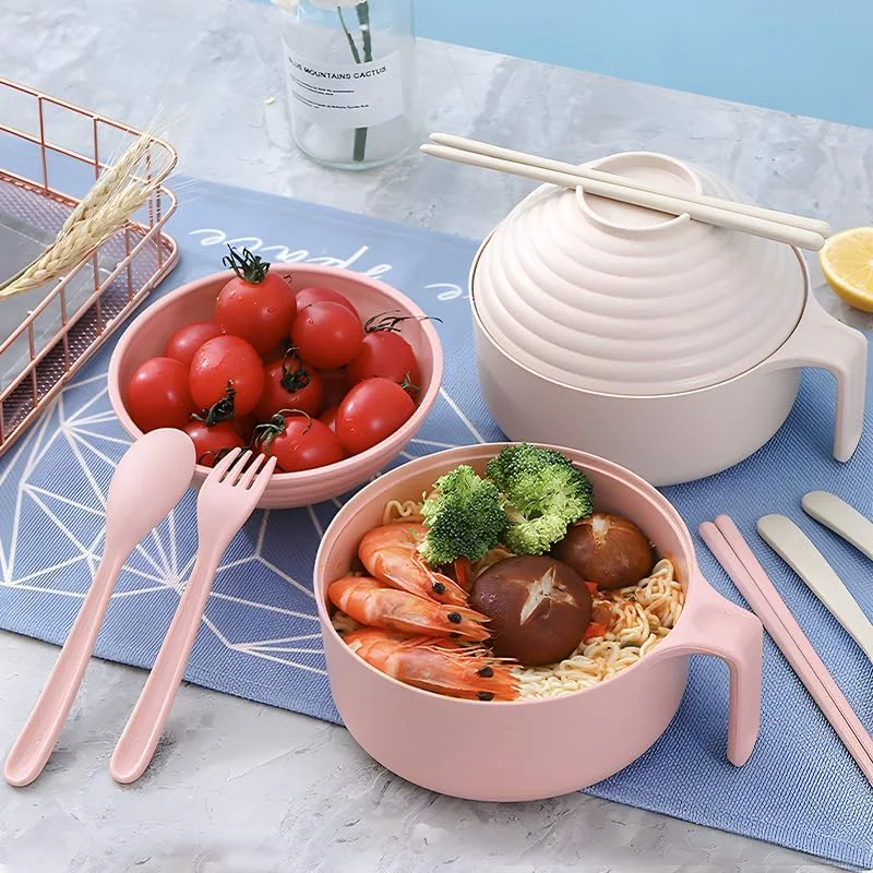 Ramen-Schüssel-Set, Ramen-Nudelschüssel mit Essstäbchen – Bild 3