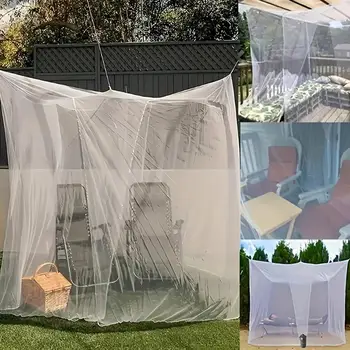 Outdoor-Pavillons Garten-Moskitonetze Extra Große Bettabdeckungen Camping-Screen-Häuser Moskitonetze