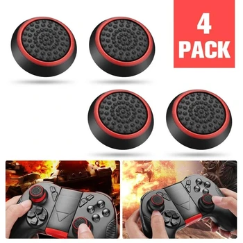 Rutsch feste Silikon Analog Joystick Daumen Stick Griff Kappen Hüllen für ps3 ps4 ps5 xbox xbox ein (4 Stück)