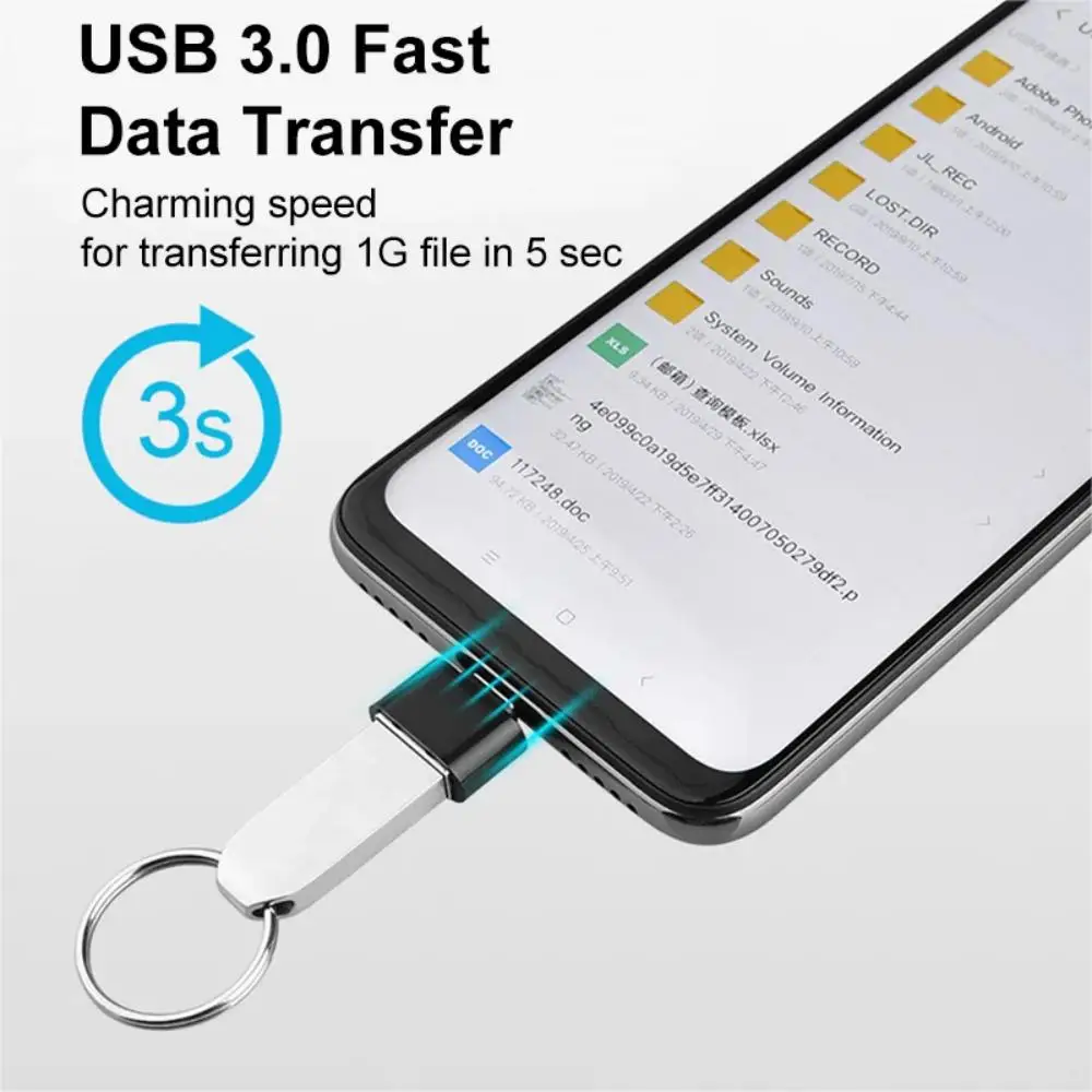 USB-C auf USB-A 3.0 OTG-Adapter, Mini – Bild 5