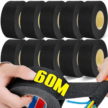 15-60 m elektrisches Isolierband, hitzebeständiges, hemmendes Klebeband, selbstklebendes Tuch, Stoffband
