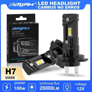 XSTORM 2PCS H7 LED Scheinwerfer Birne 100W 20000LM CPS LED Canbus Auto Lampen 6500K LED Lichter birne Für Auto