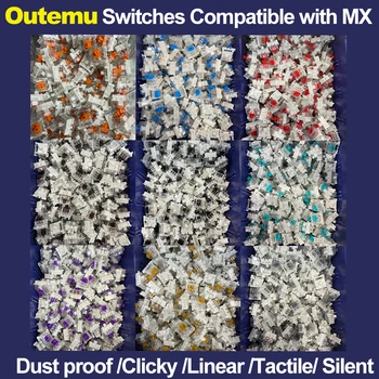 Outemu Switches mechanische Tastatur, Schwarz, Blau, Braun, Rot, Schlüsselschalter für CIY-Buchsen, SMD