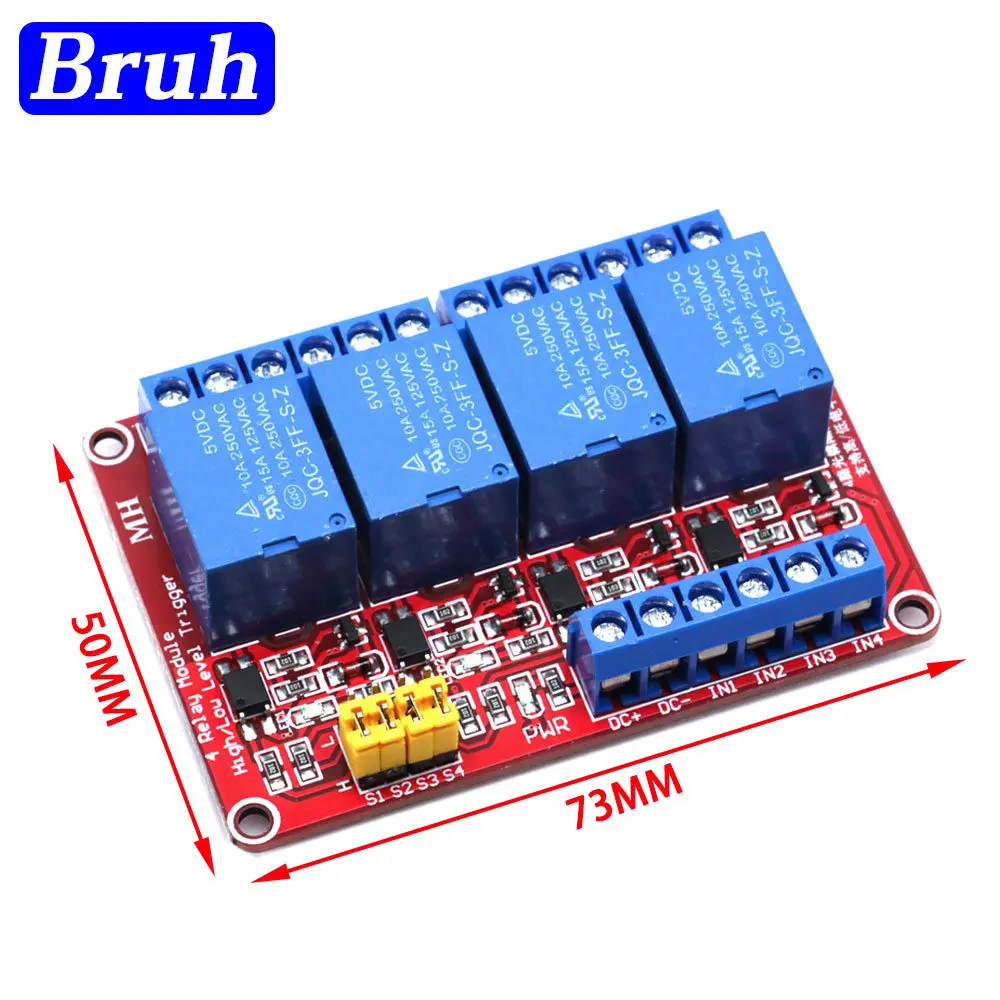 1 2 4 8-Kanal 5V 12V Relais modul platinen abschirmung mit – Bild 4