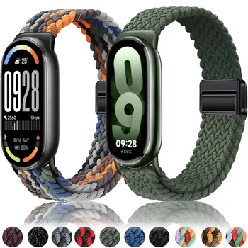 Nylonband für Xiaomi Mi Band 9/8, atmungsaktives Sportarmband-Zubehör für Mi Band 10 9, NFC, ersetzt das