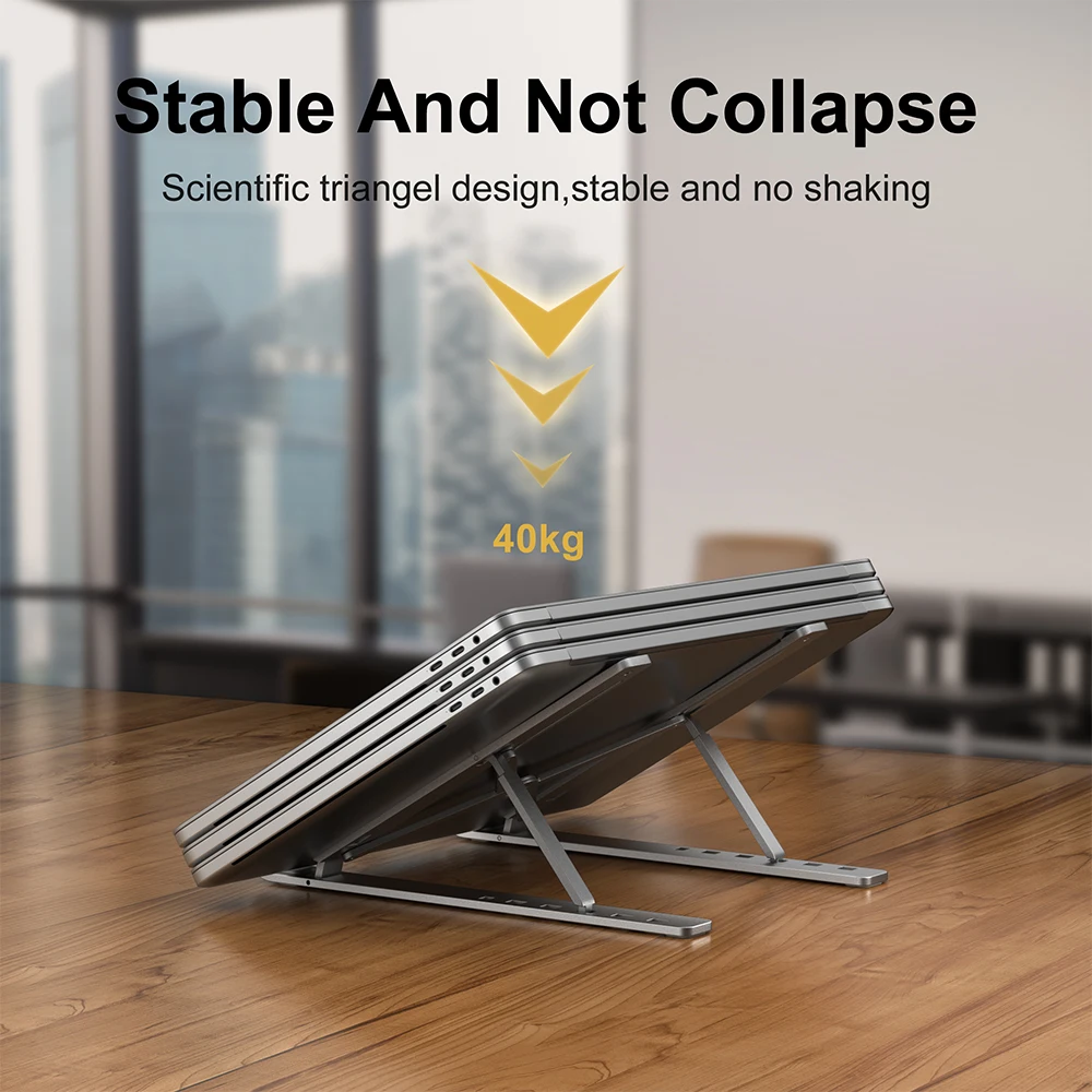 Einstellbare Aluminium Legierung Laptop Halter Notebook Stand – Bild 3