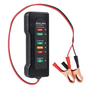 12-V-Autobatterietester, Lichtmaschinentester Automotive, Batterieprüfer, Analysator zur Überprüfung des