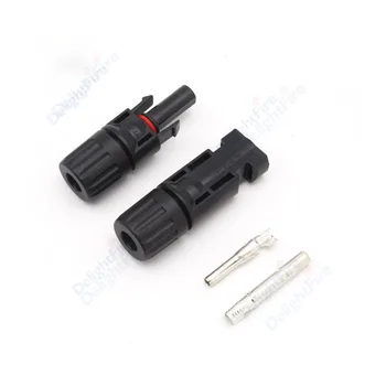 Solarpanel-Set Photovoltaik-Steckverbinder Solarkabel-Stecker 30A 1000V IP67 Wasserdichter Kabelanschluss