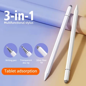 3-in-1 Universal-Stylus-Stift für iPad, Samsung, Xiaomi, Huawei, ohne Aufladen, für Handy, Tablet