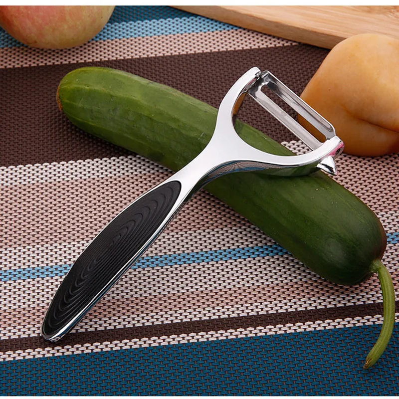 Edelstahl Schälmesser Großhandel Kürbis Melone Hobel Küche – Bild 2
