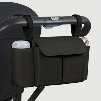 Kinderwagen-Aufbewahrungstasche mit großer Kapazität, umwandelbare Umhängetasche, Umhängetasche, Wickeltaschen