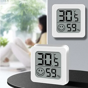 Mini LCD Digital-Thermometer Hygrometer Innenraum Temperatur- und Feuchtigkeitsmesser Sensor Wetterstation