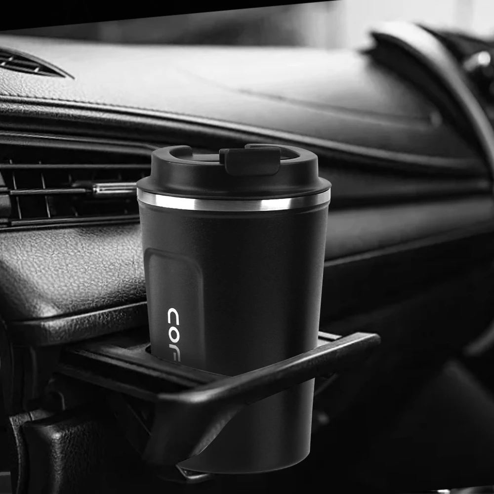 Doppelte Edelstahl-Auto-Thermosbecher, Kaffeebecher – Bild 2