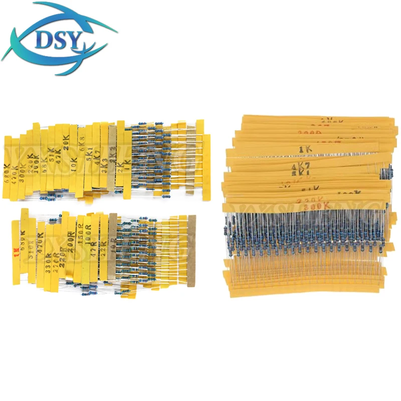 600 Stück/Set 30 Arten 1/4 W Widerstand 1 % – Bild 4