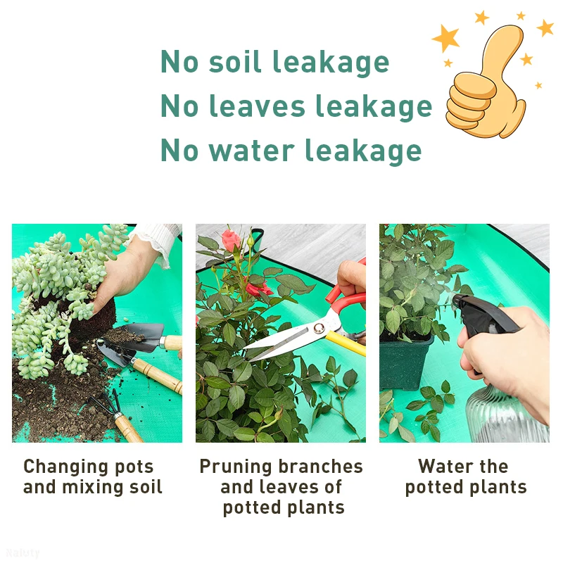 Wasserdichte, faltbare Pflanzmatte, Gartenmatte – Bild 3
