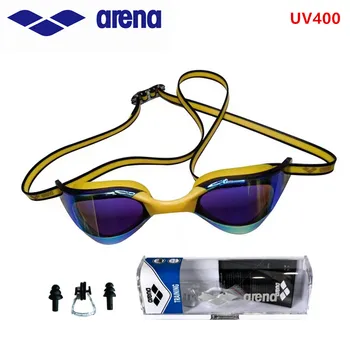 ARENA Professionelle Renn-Schwimmbrille, wasserdicht, beschlagfrei, hochauflösend, UV400 für Wettkampf