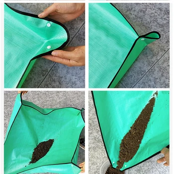 Pflanzmatte 50cm -100cm Garten-Umtopfunterlage Faltbare Garten-Pflanzen-Blumentopf-Umtopfmatte Wasserdichte