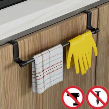 Wandmontierter Küchenschrank-Handtuchhalter - platzsparender Geschirrtuchhalter für Zuhause und Badezimmer