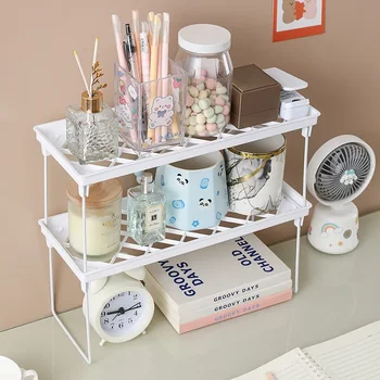 Home Closet Organizer Aufbewahrungsregal für Küchenregal, platzsparender Make-up-Organizer, Kleiderschrank