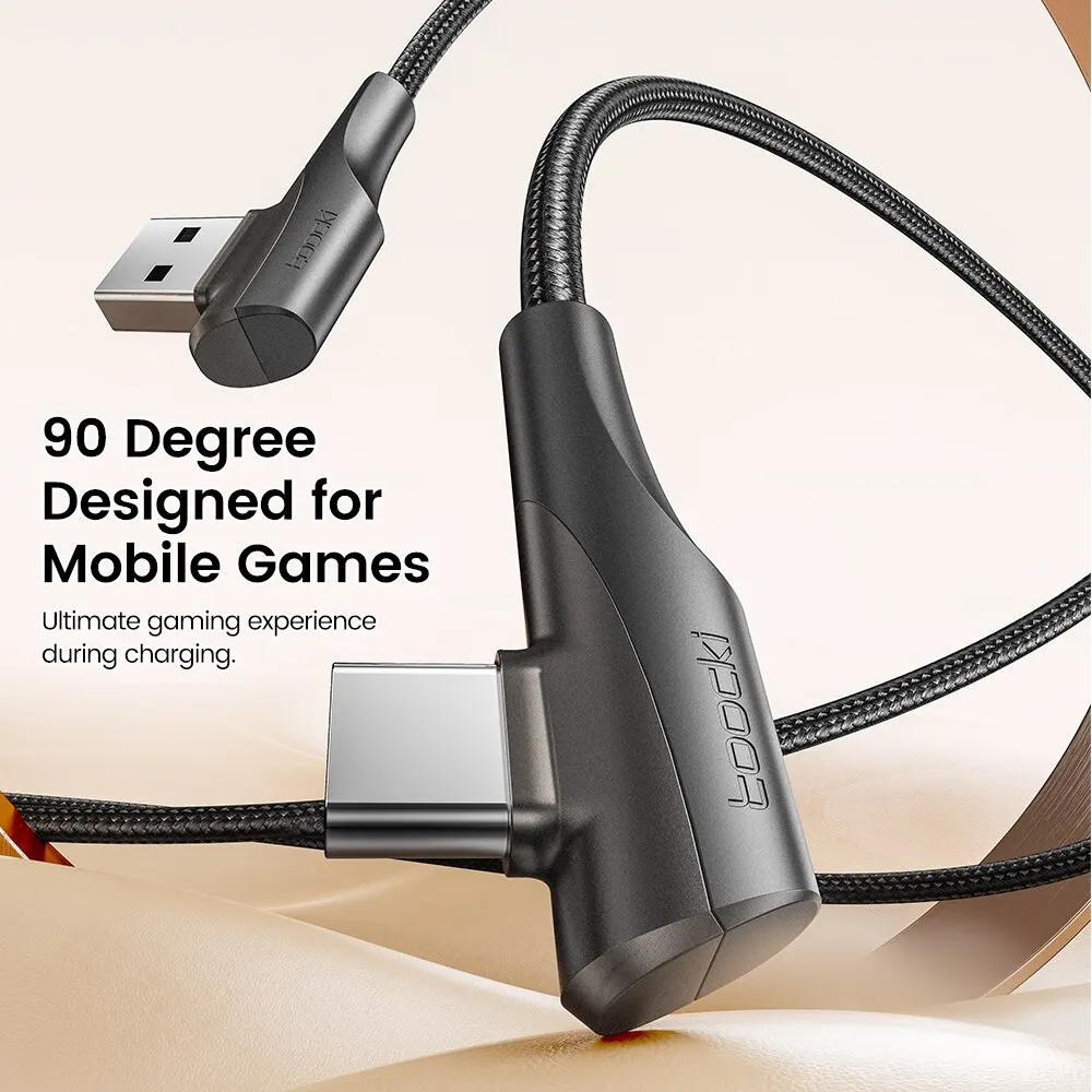 Toocki 3A USB-Kabel Quick Charge 3.0 Schnellladekabel Typ C – Bild 4