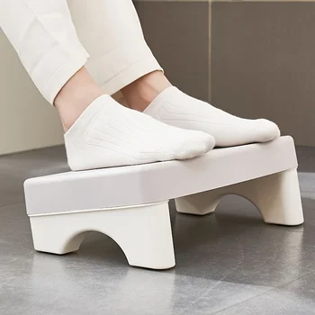 Ergonomische PP-Fußstütze für den Schreibtisch. Passend für unter dem Schreibtisch, zur Arbeit, Sofa