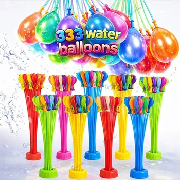 Sommer-Wasserbomben-Set: Schnellfüll-Wasserballons für Pool-Partys, Outdoor-Teamspiele (111 Stück)