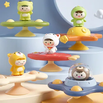 Baby Beruhigen Spielzeug Cartoon Flugzeug Beruhigen Baby Artefakt Baby Bad Spaß Sucker Spinner Frühe Bildung