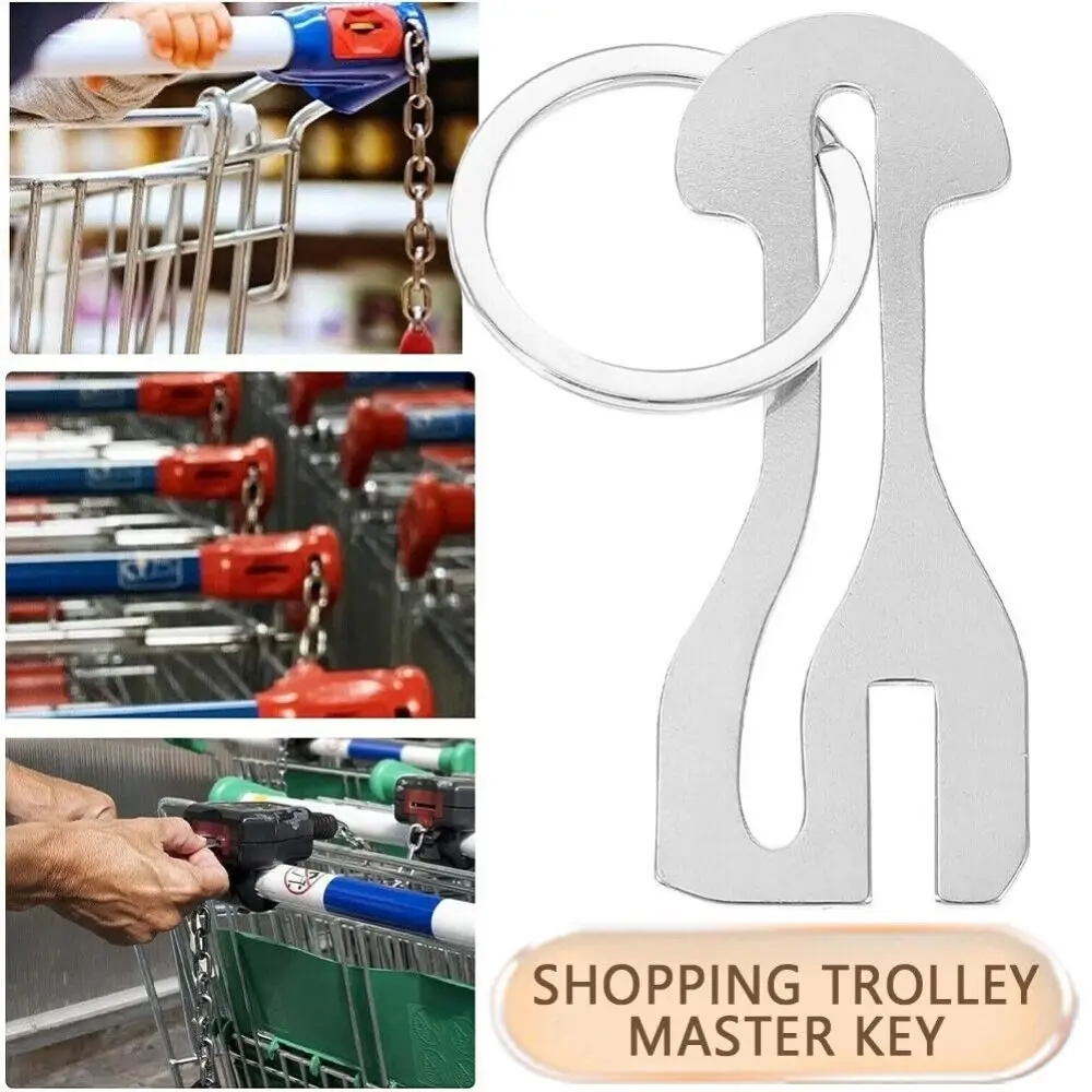 Robuster Metall-Trolley, Master-Key-Token, abnehmbarer – Bild 3