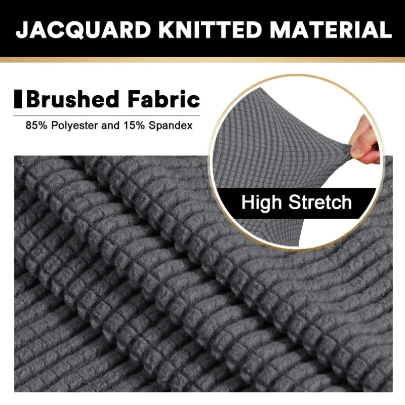 3 Größen quadratischer Jacquard, langlebig, individuell – Bild 3