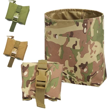 Molle Folding Dump Drop Magazin Tasche Outdoor Camping Jagd Zubehör EDC Faltbare Recovery Mag Holster Taille