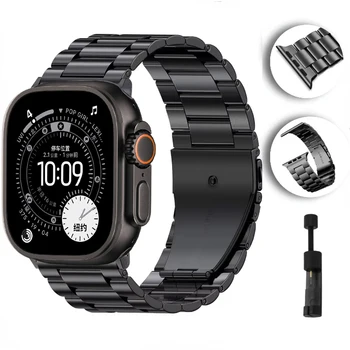 Metallarmband für Apple Watch 12 11 10 46mm 42mm Ultra 4/3/2 49mm Edelstahl-Armband für IWatch 9 8 7 6 5 SE