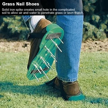 Grass Nail Schuhe Garden Yard Lawn Belüfter Schuhe Grassplot Belüftende Soil Spike Sandalen