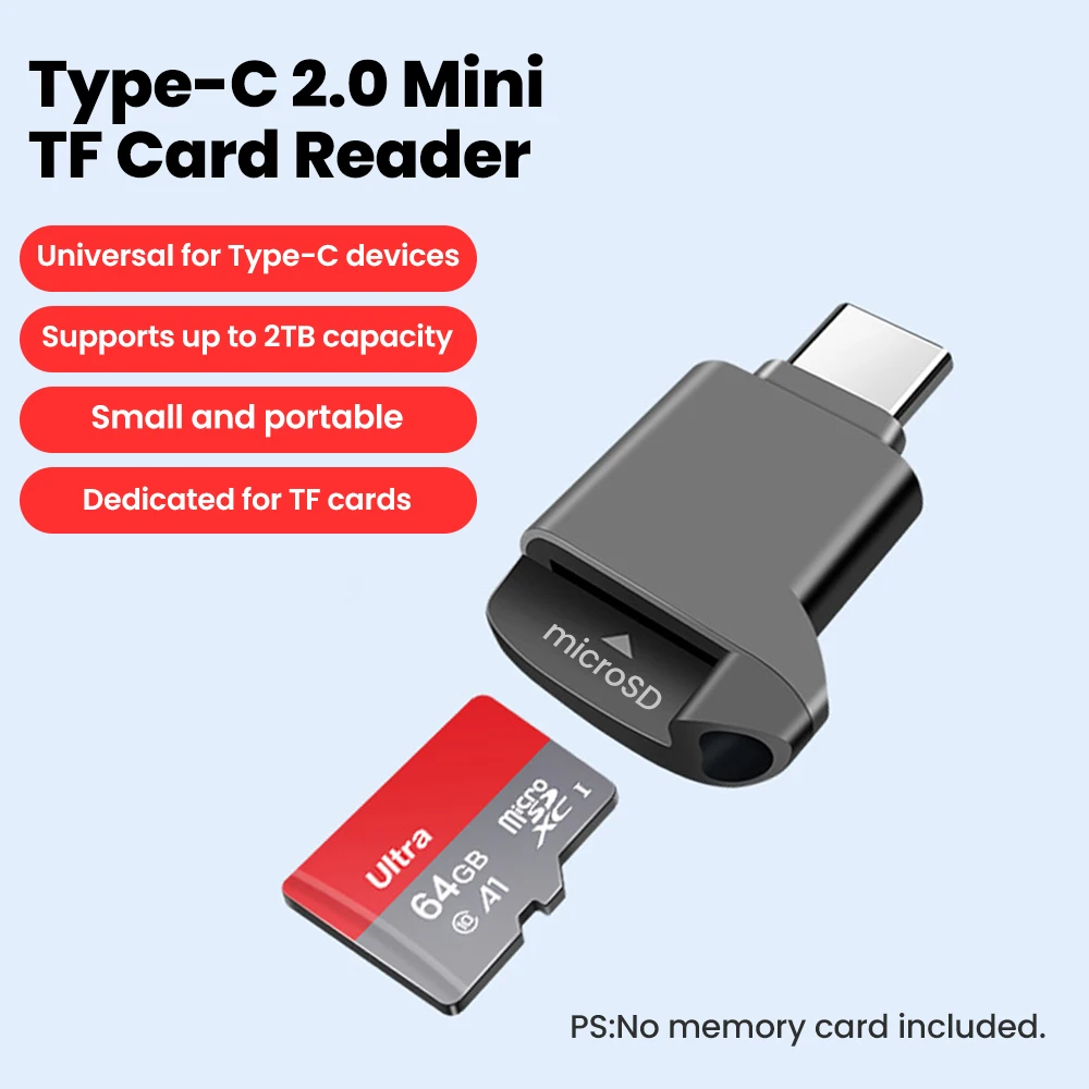 USB-C microSD-Kartenleser, Mini