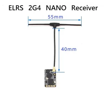 ELRS 2,4GHz NANO Empfänger ExpressLRS BETAFPV 2400 RX mit T-Typ Antenne Unterstützt WLAN-Upgrade für FPV RC